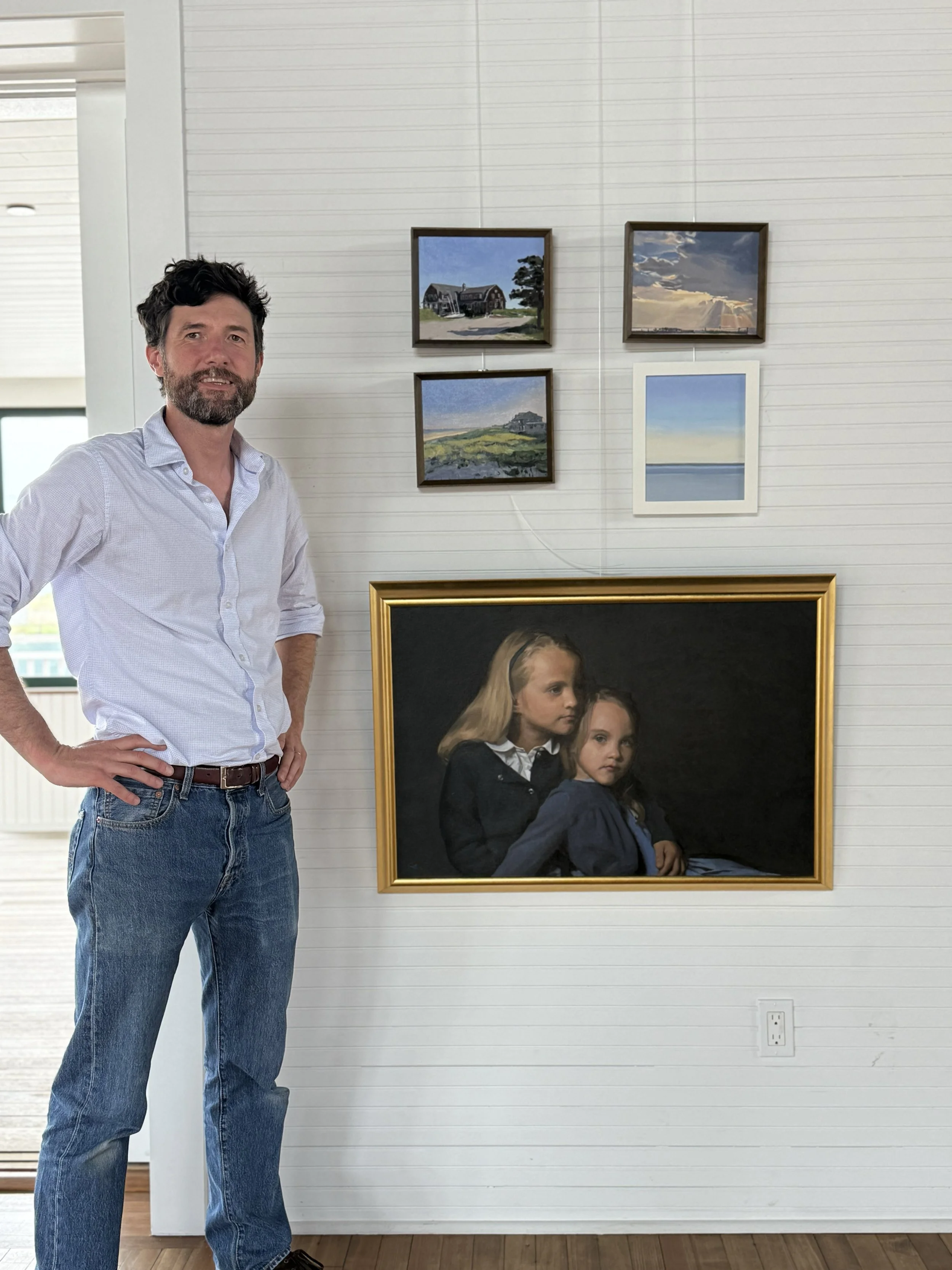 Chris Eastland in his Brooklyn studio